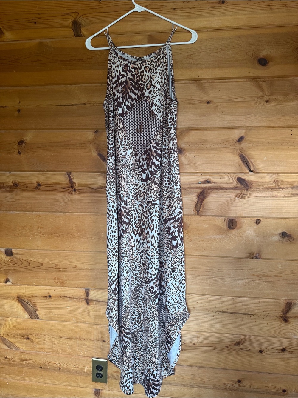 Leopard Print Maxi Dress - Brown - Picture 5 of 6